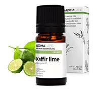 BIO - Kaffir Lime Essential Oil - 5mL - 100% Pure, Natural, Chemotyped and AB/Cosmos Certified - AROMA LABS (French Brand)