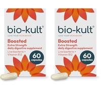 Bio-Kult Boosted Extra Strength Probiotic Supplement - 14 Live Bacterial Strains with Vitamin B12 | Gut Health & Digestive Support | Suitable for Travel, Antibiotics & Pregnancy | 60 Capsules