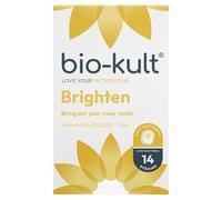 Bio-Kult Brighten - to Bring Out Your Inner Smile, with 14 Strains of Live Bacteria, Vitamins B6, B12, & D, Zinc & Magnesium - 60 Capsules