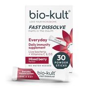 Bio-Kult Everyday Fast Dissolve Probiotic Powder for Immune System, Mixed Berry Flavour, 30 Sachets