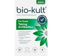 Bio Kult for Those Taking Antibiotics |15 Capsules | 14 Strains to Complement Gut Flora During Antibiotics Course | Maintains Digestive System | Suitable from 12 Years Old