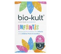 Bio-Kult Infantis 16 Sachets | Probiotic Daily Supplement with 7 Gut Friendly Live Bacteria Strains | Kids, Children & Infants 6m+ | Gluten Free & Vegetarian | Add to Food or Drink
