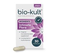 Bio-Kult Intimate Flora - Women’s Vaginal & Gut Microbiome Supplement - 7 Live Bacterial Strains + Vitamins B6, D & E - Hormonal, Immune & Digestive Support - 2.5 Billion CFU - 30 Capsules