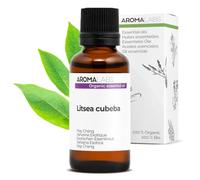 BIO - May Chang Essential Oil - 30mL - 100% Pure, Natural, Chemotyped and AB/Cosmos Certified - AROMA LABS (French Brand)