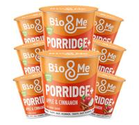 Bio&Me Apple and Cinnamon Porridge 8-Pack (8 x 65g pots)