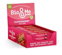 Bio&Me: Super Berry Gut-Loving Oat Bars (18 x 38g) - On-The-Go Snack - Good Gut Health