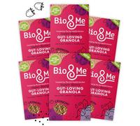 Bio&Me - Super Berry Gut-Loving Prebiotic Granola | Vegan, No Added Sugar | 6 x 360g