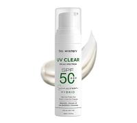 Bio Mystery Clear Face Sunscreen Lotion for Acne-Prone Skin | Hybrid Broad Spectrum SPF 50+++ | Lightweight, Non-Greasy & Matte Finish | Daily Facial Sunscreen Oily & Sensitive Skin | 50ml / 1.76 floz