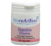 Bio Nutrition Digestive Enzymes - Digestive Health Supplement - 60 vegi-tabs