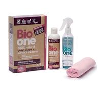 Bio one Enzyme Cleaner (makes up to 2.75L) - Safe for Care Homes, Hospitals & Households,Commercial-grade Odour Eliminator, Deep Cleaner & Degrease Kills 99.99% bacteria, 250ml Enzymatic Formula