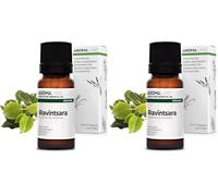 BIO - RAVINTSARA Essential Oil - 10mL - 100% Pure, Natural, Chemotyped and AB Certified - AROMA LABS (French Brand) (Pack of 2)