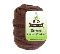 Bio-stretch Soft Garden Twine & Plant Ties for Outdoor Plants, 1 Ball Brown | Stretchy & Flexible, Gentle on Delicate Stems, Ideal for Climbing Plants, Naturally Degrades after 18-24 Months