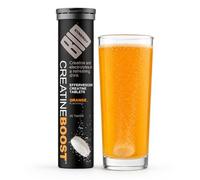 Bio-Synergy Creatine Boost Effervescent Tablets - 1000mg Creatine Monohydrate with Electrolytes, 20 Servings | Sugar-Free Creatine Drink, Vegan & Halal, Made in UK (Orange)