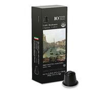 Bio USDA Café Romano Coffee Aluminum Espresso Capsules for Nespresso Original Machine 100 Pack Italian Espresso Coffee 100% Arabica (Ristretto)