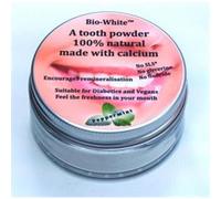 Bio-White Organic Tooth Powder Peppermint in a glass jar- (plastic free).