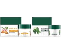 Bio Winter Green Anti-Acne Cream (15g) & Bio Almond Soothing & Nourishing Eye Cream (15g) | Acne & Under-Eye Care Combo | 100% Botanical Extracts | For All Skin Types