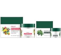 Bio Winter Green Anti-Acne Cream (15g) & Bio Fruit Whitening & Tan Removal Face Pack (75g) | Acne Control & Brightening Skincare Combo | 100% Botanical Extracts | For All Skin Types