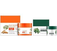 Bio Winter Green Anti-Acne Cream (15g) & Bio Sandalwood Face & Body Sun Cream SPF 50 (50g) | Acne Care & Broad Spectrum Sun Protection Combo | Very Water-Resistant | 100% Botanical Extracts