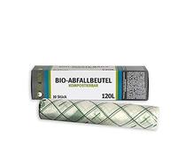 BIO4 Organic Waste Bags 120 Litres Folding Box Waste Caddy Liners - 10 Pieces