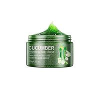 BIOAQUA Body Scrub Shea Butter Almond Cucumber Strong Moisturizing Hydrating Cleaning Skin Long Lasting Nourishment Smoothing Essence (CUCUMBER)