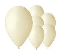 Biobased Natural Rubber Latex Balloons 33cm / 13 in (Ivory, Pack of 50)