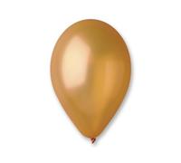 Biobased Natural Rubber Latex Balloons 33cm / 13 in (Metallic Gold, Pack of 50)