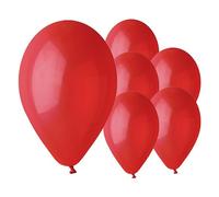 Biobased Natural Rubber Latex Balloons 33cm / 13 in (Red, Pack of 10)