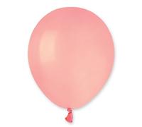 Biobased Natural Rubber Mini Latex Balloons 13cm / 5 in - Pack of 50 (Baby Pink)