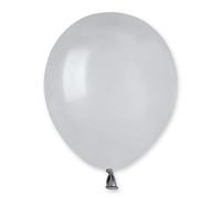 Biobased Natural Rubber Mini Latex Balloons 13cm / 5 in - Pack of 50 (Grey)