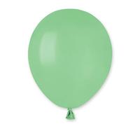 Biobased Natural Rubber Mini Latex Balloons 13cm / 5 in - Pack of 50 (Mint Green)