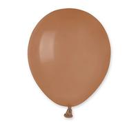 Biobased Natural Rubber Mini Latex Balloons 13cm / 5 in - Pack of 50 (Mocha Brown)