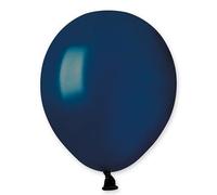 Biobased Natural Rubber Mini Latex Balloons 13cm / 5 in - Pack of 50 (Navy Dark Blue)