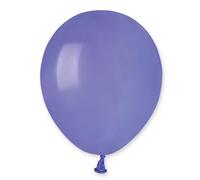Biobased Natural Rubber Mini Latex Balloons 13cm / 5 in - Pack of 50 (Periwinkle Blue)