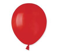 Biobased Natural Rubber Mini Latex Balloons 13cm / 5 in - Pack of 50 (Red)