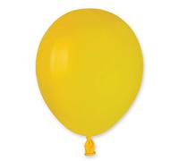 Biobased Natural Rubber Mini Latex Balloons 13cm / 5 in - Pack of 50 (Yellow)