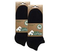 BIOBASICS Men's & Women's (4-12 Pairs) Organic Trainer Socks Short Oeko-Tex 100 Cotton