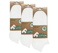 BIOBASICS Men's & Women's (4-12 Pairs) Organic Trainer Socks Short Oeko-Tex 100 Cotton
