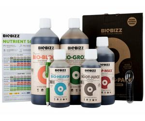 BIOBIZZ Official Starter Pack Bio Grow, Bloom, Top Max, Bio Heaven, Root Juice