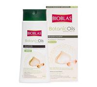 Bioblas botanic oils, garlic shampoo, odourless, dermatologically tested, anti hair loss shampoo, with organic oil, 360 ml