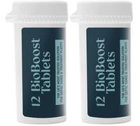 BioBoost Septic Tank Treatment Tablets - 12-Month Supply - Powerful Bacteria & Enzyme Booster to Eliminate Smells, Unblock Tanks & Maintain Healthy Wastewater Systems (Pack of 2)