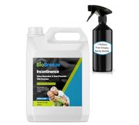 BioBreeze Incontinence Odour & Stain Preventer Spray With Bio Enzymes Human Urine/Soiling Cleaner For Elderly Care Enzymatic Formula Super Strength Fresh Linen 2L