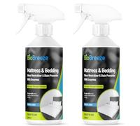 BioBreeze Mattress Odouriser Spray, 500ml - Incontinence & Bedwetting, Stain Preventer, Strong Odour Neutraliser, Mattress Freshener & Bedding Odour Spray - Enzyme Products (Pack of 2)