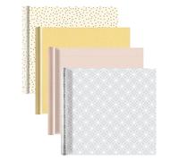 BIOBROWN All Occasion Wrapping Paper Set, 43cm X 3m - 4 Rolls: 5 square meters Premium Gift Wrap Bundle With Ribbons and Gift Tags for Birthday, Wedding, Baby Shower, Bridal Shower