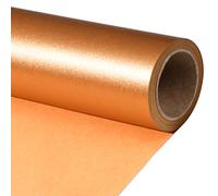 BIOBROWN Brown Wrapping Paper Roll - 43cm x 10m FSC Certified Woodfree Paper - Pearly-Lustre Gift Wrapping Paper for Wedding, Birthday, Christmas -Solid Colour Wrap