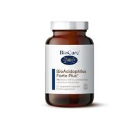 BioCare BioAcidophilus Forte Plus, 30 Capsules | LAB4 & Lactobacillus Salivarius Live Bacteria Blend, 75 Billion per Capsule
