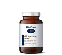 BioCare Glutenzyme Plus | Enzyme Complex with Live Bacteria | Food Supplement Suitable for Vegetarians and Vegans - 30 Capsules