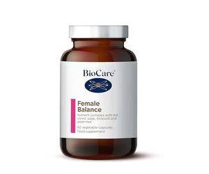 BioCare Female Balance, 60 Capsules | Botanical Complex with Calcium D Glucarate, Red Clover, Sage, Broccoli & Green Tea, Supplement for Women