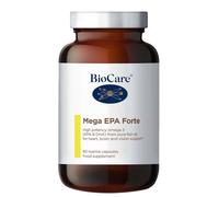 BioCare - Mega EPA Forte - High Potency Omega 3 (EPA & DHA) from Pure Fish oilfor Heart, Brain and Vision Support - 60 Capsules