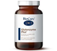 BioCare Glutenzyme Plus, 30 Capsules | Enzyme Complex with Live Bacteria, Food Supplement Suitable for Vegetarians and Vegans