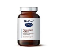 BioCare Magnesium Malate | Provides A Complex of Malic Acid and Magnesium for Energy Support and Muscle Function | Suitable for Vegetarians and Vegans - 90 Capsules